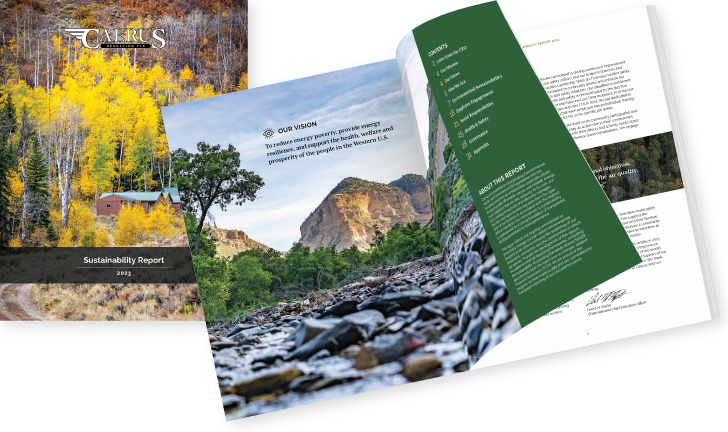 EnerCom Sustainability Report for Caerus