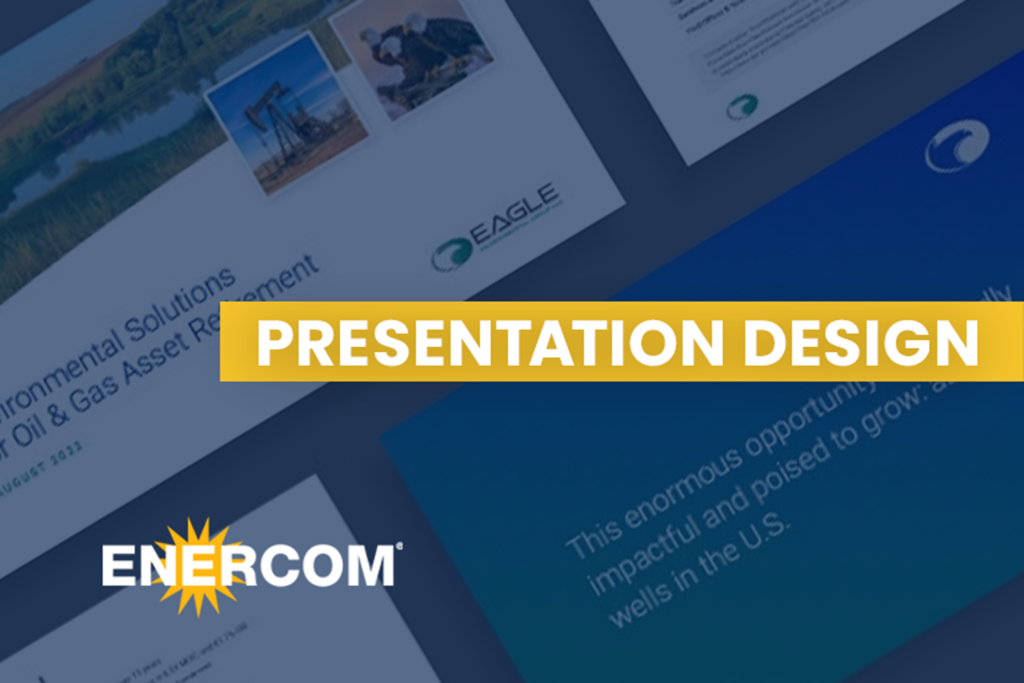 EnerCom Presentation Design Services Graphic